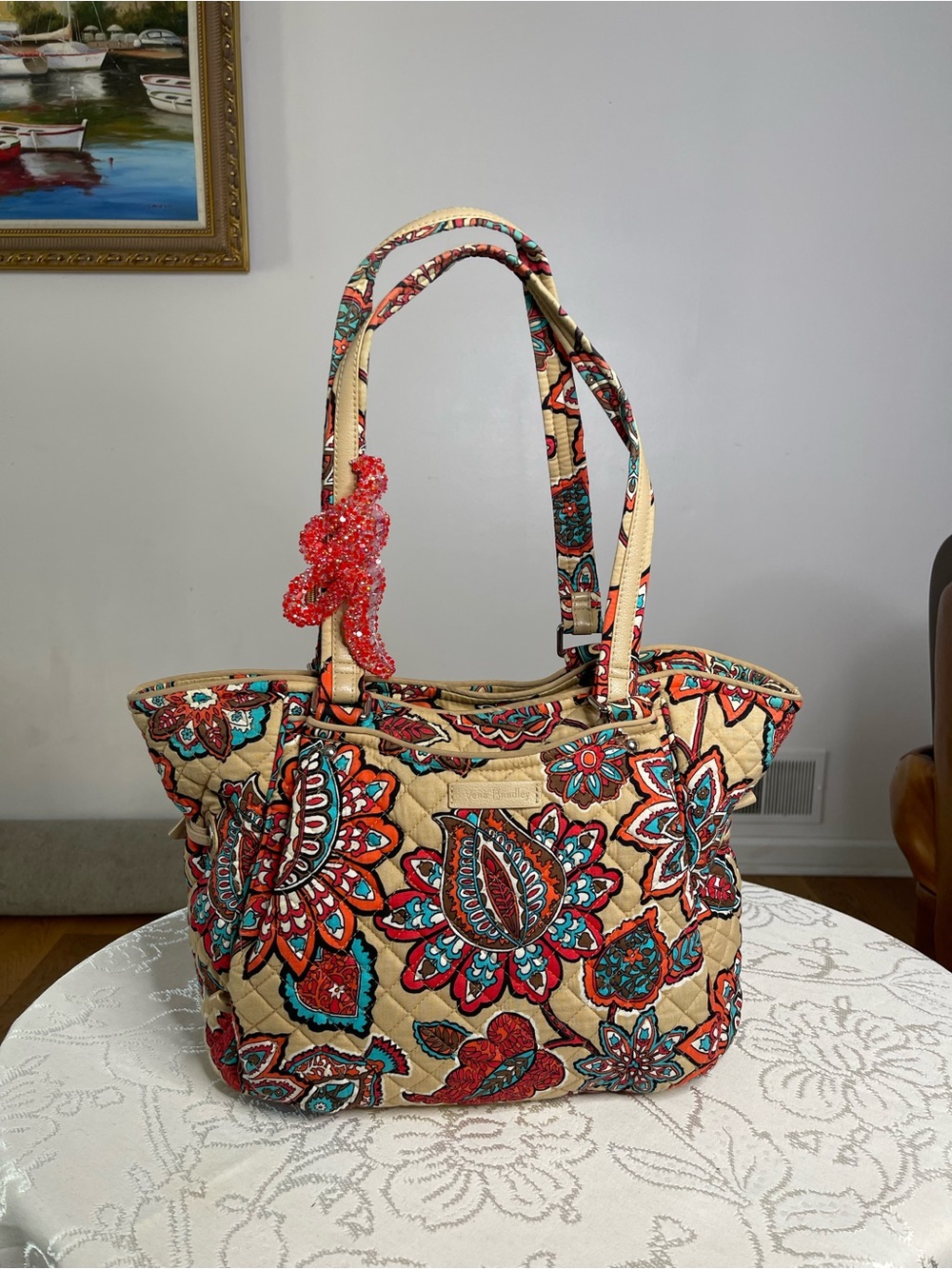 🍁 VINTAGE VERA BRADLEY GLENNA SATCHEL TOTE 🍁
